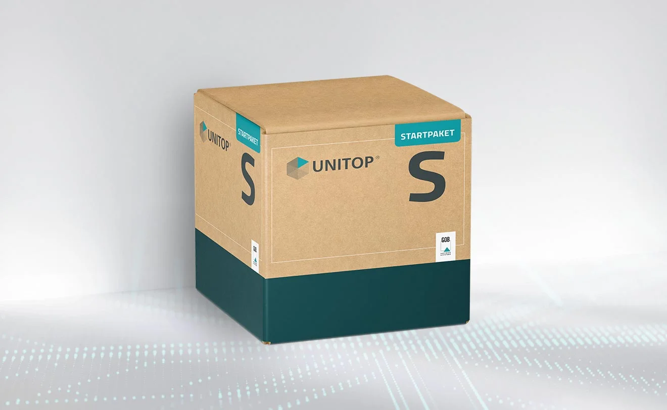 Small but perfectly formed: the unitop starting package S unitop-Startpaket Größe S