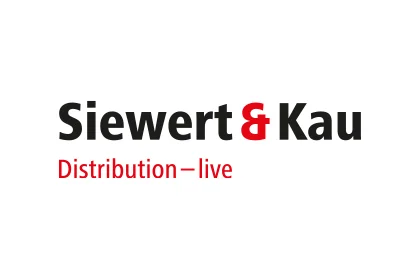 Logo of the Siewert & Kau Technologies Vertriebs GmbH Siewert & Kau logo with black lettering, red ampersand and slogan ‘Distribution – live’.